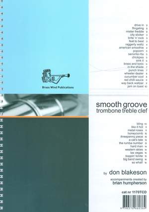Smooth Groove for Trombone Treble Clef with CD