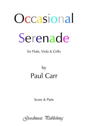 Paul Carr: Occasional Serenade (Fl/Vla/Vc)