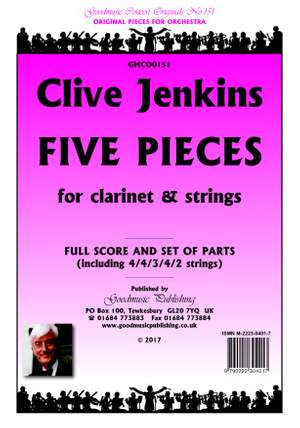 Clive Jenkins: Five Pieces for Clarinet