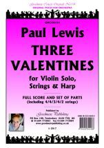 Paul Lewis: Three Valentines Score