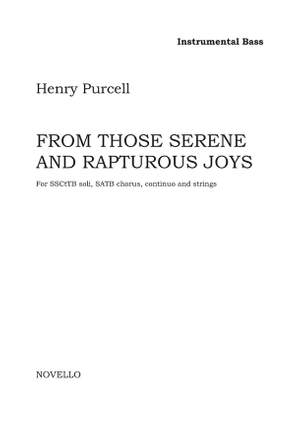 Henry Purcell: From Those Serene And Rapturous Joys