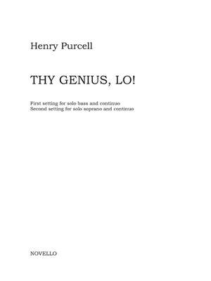 Henry Purcell: Thy Genius, Lo!