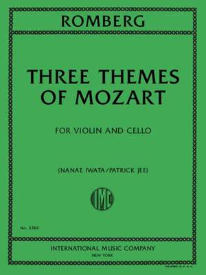 Romberg, B: Three Themes of Mozart