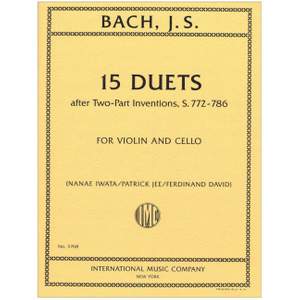 Bach, J S: 15 Duets BWV772-786
