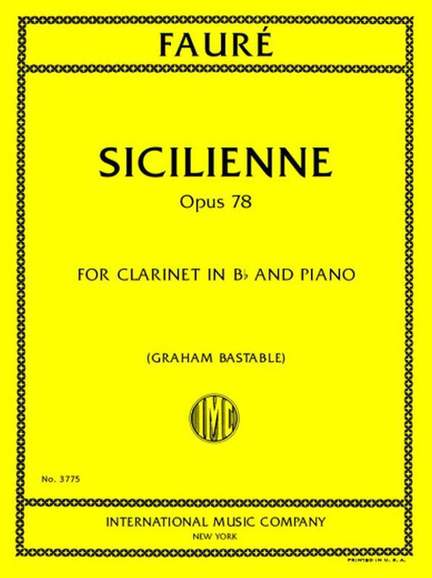 Fauré, G: Sicilienne op. 78