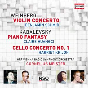 Weinberg: Violin Concerto & Kabalevsky: Piano Fantasy & Cello Concerto No. 1 Product Image