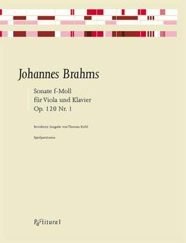 Johannes Brahms: Sonata F Minor, Op. 120,1 For Viola and Piano