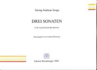 Georg Andreas Sorge: 3 Sonaten