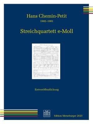 Hans Chernin-Petit: Streichquartett E-moll