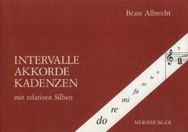 Beate Albrecht: Intervalle, Akkorde, Kadenzen Mit Relativen Silben