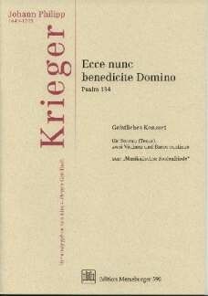 Johann Philipp Krieger: Ecce Nunc Benedicite Domino