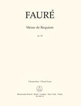 Faure, Gabriel: Requiem Op48 Chorus score