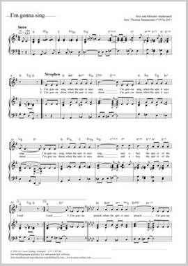 Neumeister, Thomas: I’m gonna sing