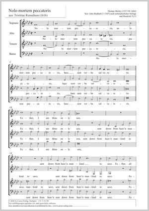 Morley, Thomas: Nolo mortem peccatoris