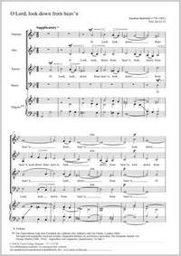 Battishill, Jonathan: O Lord, look down from heav´n