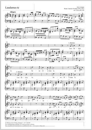 Vivaldi, Antonio: Laudamus Te RV 589