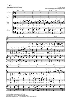 Gabriel, Thomas: Kyrie