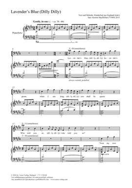MacMillan, Kieren: Lavender's Blue