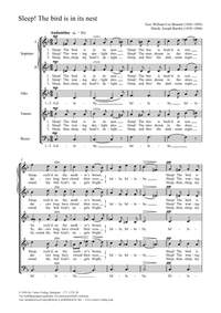 Barnby, Joseph: Sleep, the bird is in the nest