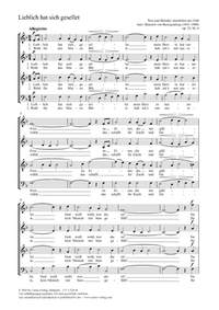 von Herzogenberg, Heinrich: Lieblich hat sich gesellet op. 35,4