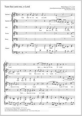 Boyce, William: Turn thee unto me