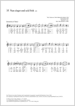 Barnard, John: Nun singet und seid froh / In dulci jubilo