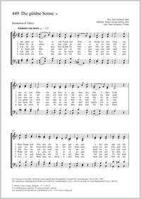 Ebeling, Johann Georg: Die güldne Sonne voll Freud und Wonne