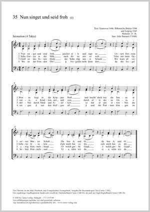 Barnard, John: Nun singet und seid froh / In dulci jubilo
