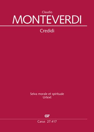 Monteverdi, Claudio: Credidi del Quarto Tuono SV 275