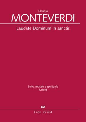 Monteverdi, Claudio: Laudate Dominum in Sanctis SV 287