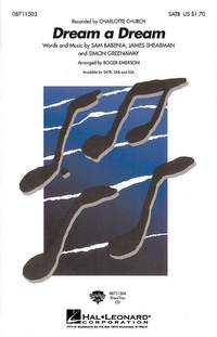 Charlotte Church: Dream a Dream (SATB)