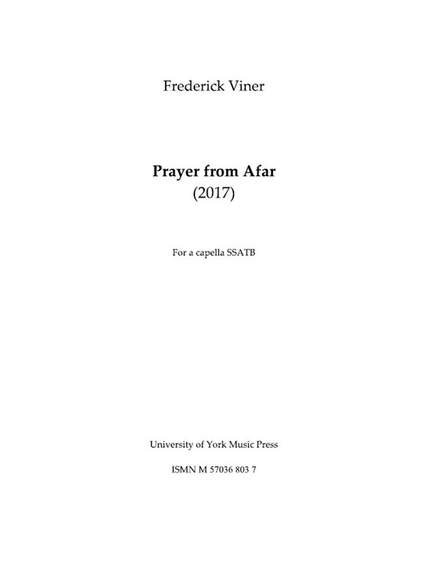Frederick Viner: Prayer From Afar