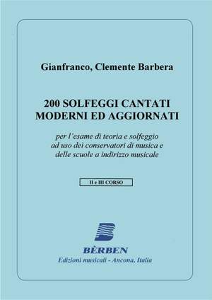 Gianfranco Clemente Barbera: Duecento Solfeggi Cantati Moderni ed Aggiornati