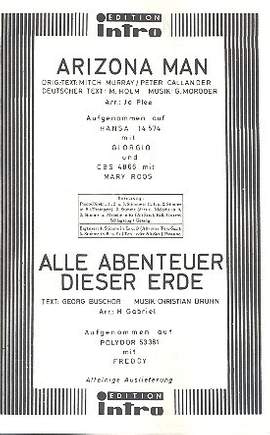 Arizona Man und Alle Abenteuer Dieser Erde