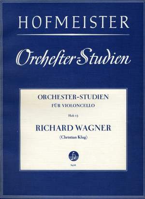 Richard Wagner: Orchesterstudien Für Violoncello - Band 13