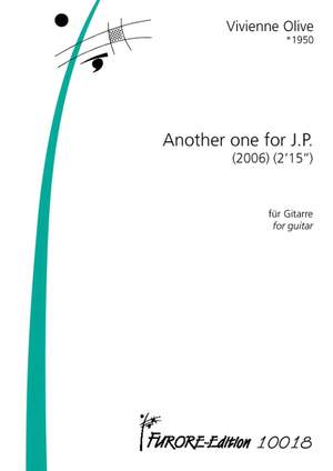 Vivienne Olive: Another One For J.P