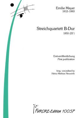 Emilie Mayer: Streichquartett B-Dur