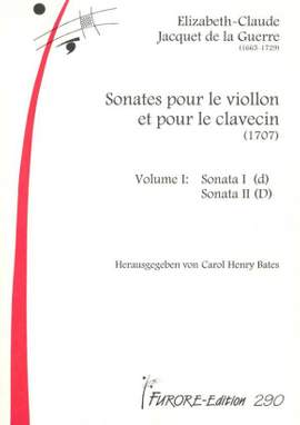 Élisabeth-Claude Jacquet de La Guerre: Sonates Pour Le Violon et Pour Le Clavecin Vol. 1