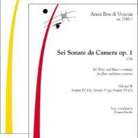Anna Bon di Venezia: Sonaten Op. 1