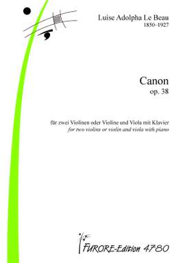Louise Adolpha le Beau: Canon Op. 38