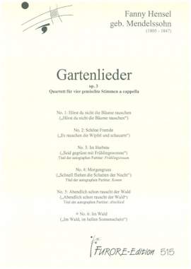 Fanny Hensel: Gartenlieder Op. 3