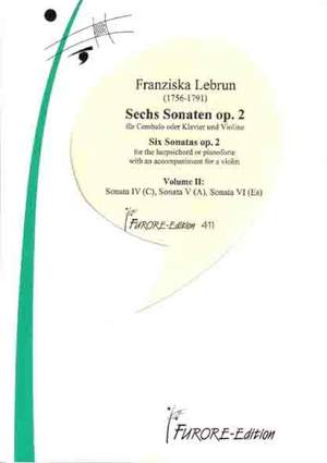 Franziska Lebrun: 6 Sonaten Op. 6 Band 2
