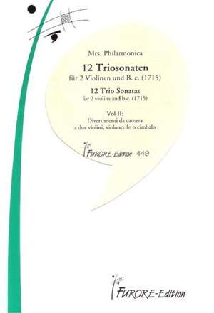 Mrs. Philarmonica: 12 Triosonaten Band 2