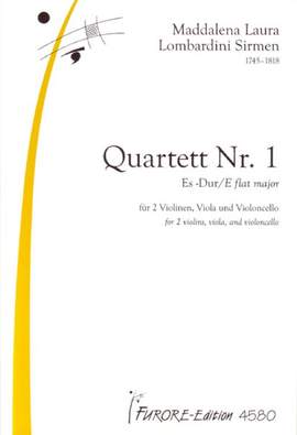 Maddalena Laura Lombardini Sirmen: Quartett Es-Dur Nr. 1