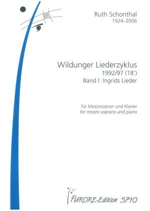 Ruth E. Schonthal: Wildunger Liederzyklus Band 2
