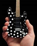 Fender Stratocaster - Black - Polka Dots Product Image