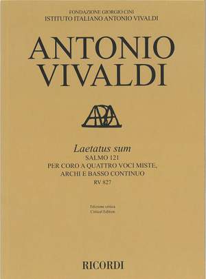 Antonio Vivaldi: Laetatus sum RV 827