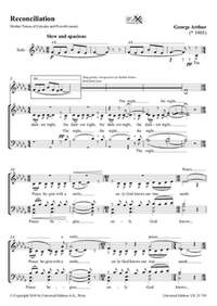 Arthur George: Reconcilliation