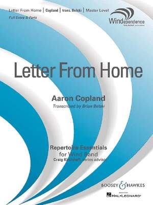 Copland, A: Letter From Home