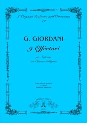 Giuseppe Giordani: 9 Offertori Per Soprano e Organo Concertato
